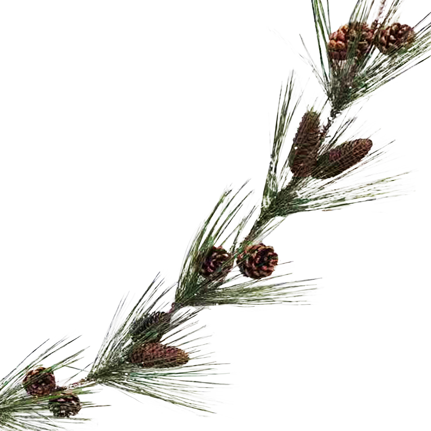 GARLAND FROSTED HARD NEEDLE ROPING 72