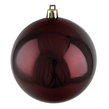 BALL 90MM SHINY BURGUNDY