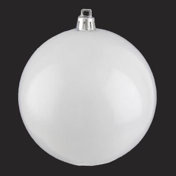 BALL 90MM SHINY WHITE