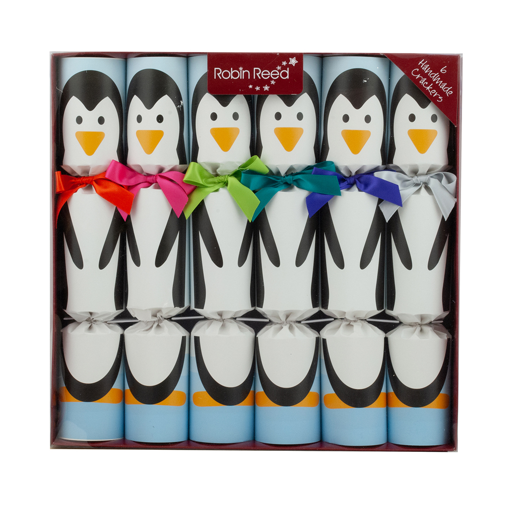 XMAS CRACKER GAME 6PC X 12" PEGUIN PRINT & TOYS Christmas Forever