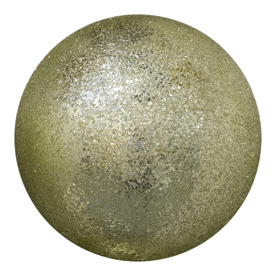 BALL GLITTER 200MM LIGHT GOLD