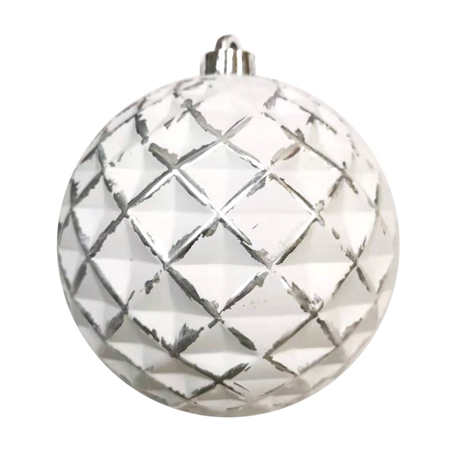 BALL DIAMOND LOOK 120MM WHITE/ SILVER
