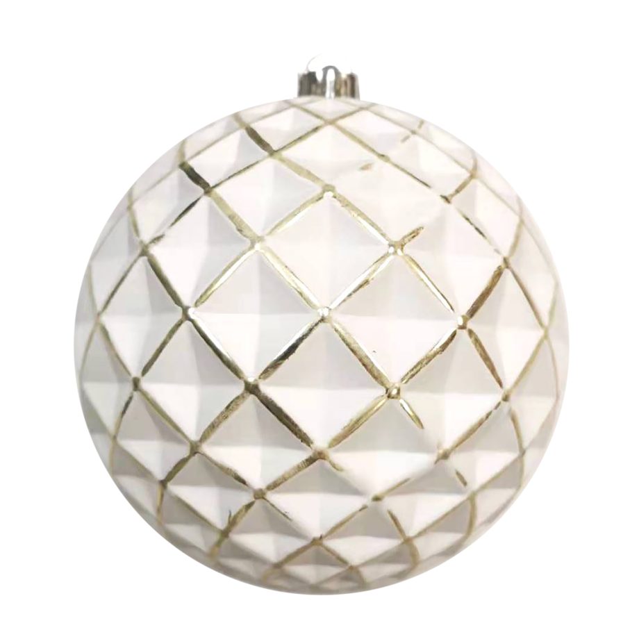 BALL DIAMOND LOOK 150MM WHIT/ GOLD