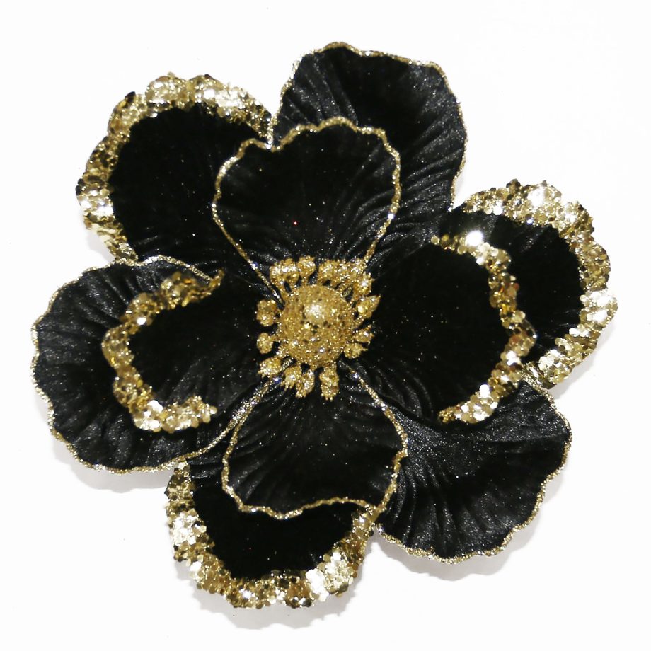 MAGNOLIA HEAD BLACK /GOLD 8.5" GLTR W/ CLIP
