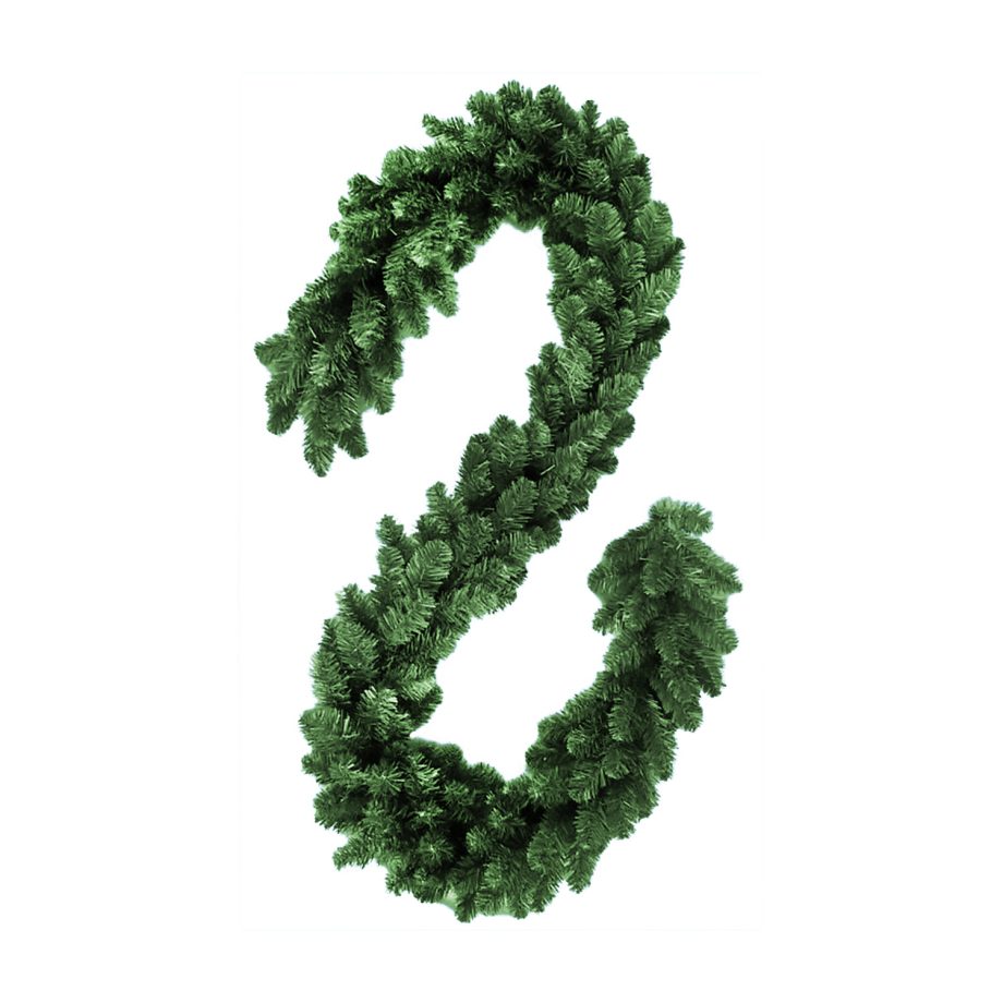 GARLAND NAT. SHERWOOD  PINE 5' X 12" 100 TIPS
