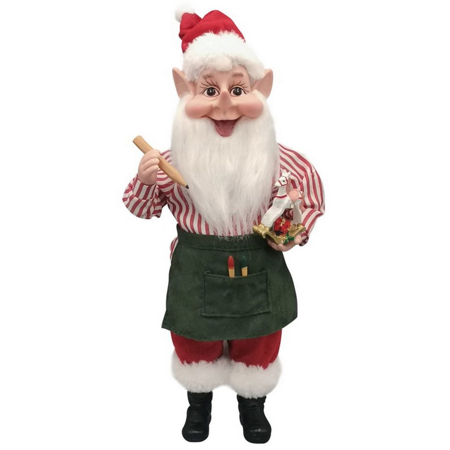 ELF BOY 12" STANDING  WORK SHOP OUTFIT W/ PENCIL