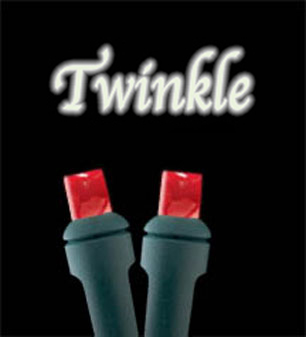 LIGHT LED O/D CONICAL 70L RED TWINKLE