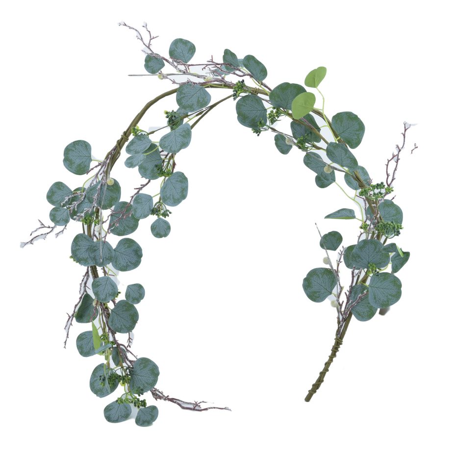 GARLAND EUCALYPTUS 60" W/ TWIGS