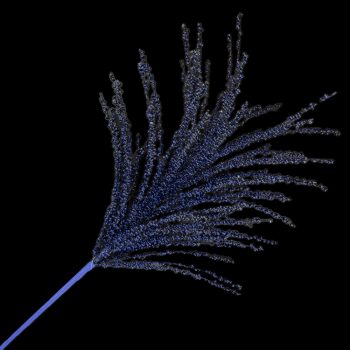 SPRAY FIREWORKS 24" MIDNIGHT BLUE GLTR W/ MINI BALL FLOCKING