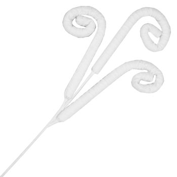 SPRAY KNITTED CURL 34" X 3 WHITE