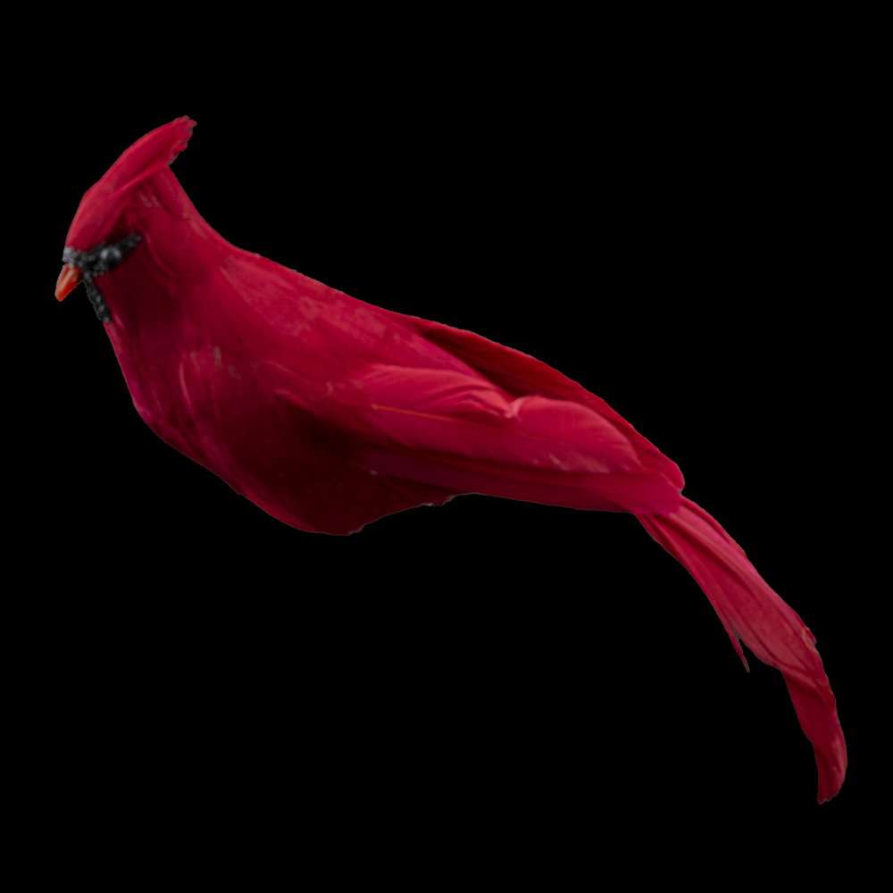 BIRD RED CARDINAL 9" W/ CLIP