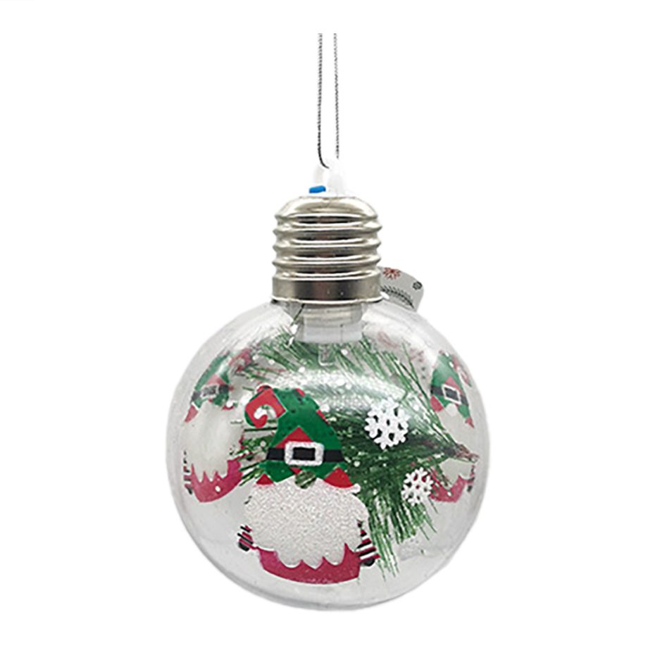 BALL CLEAR 3" SNATA SCENE WITH LED LIGHTS