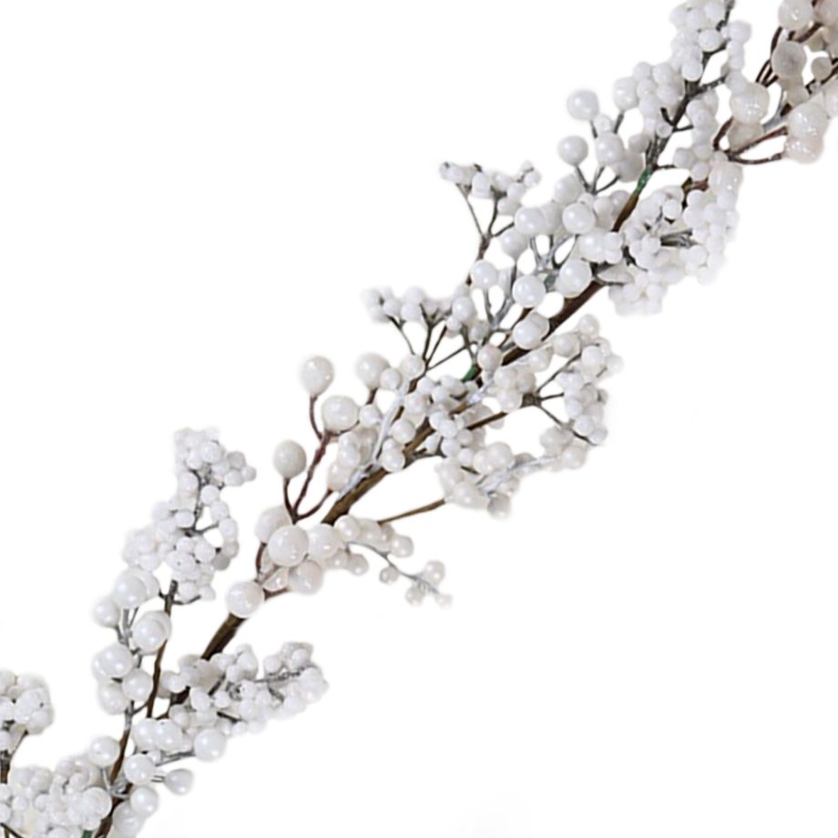 GARLAND BERRY 60" WHITE MIXED BERRIES