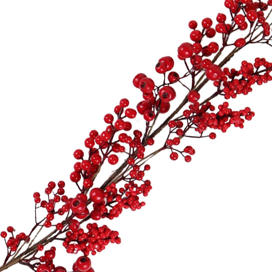 GARLAND BERRY 60" RED MIXED BERRIES