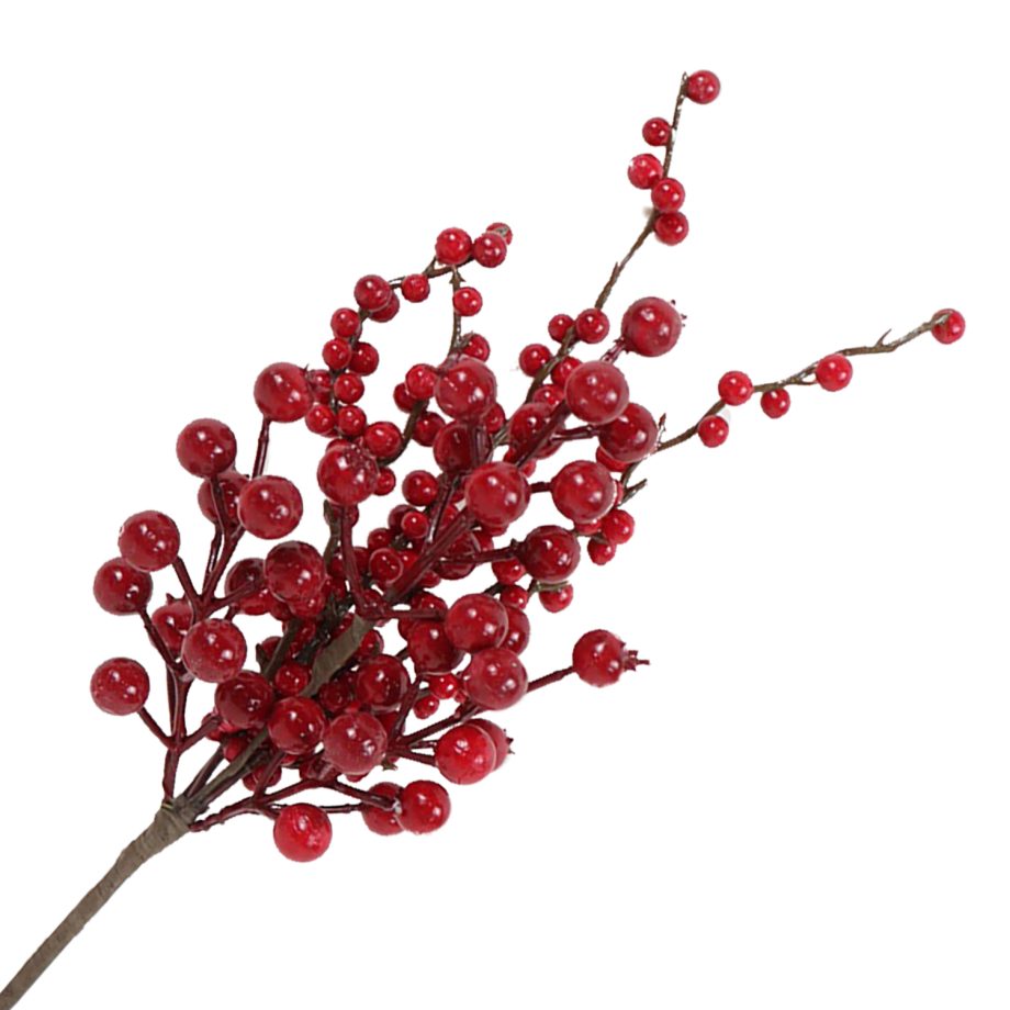 SPRAY BERRY 12" RED BERRIES