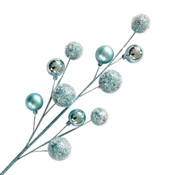 BALL SPRAY 27"X11 ICE BLUE SHINY/ MATTE/ ICE