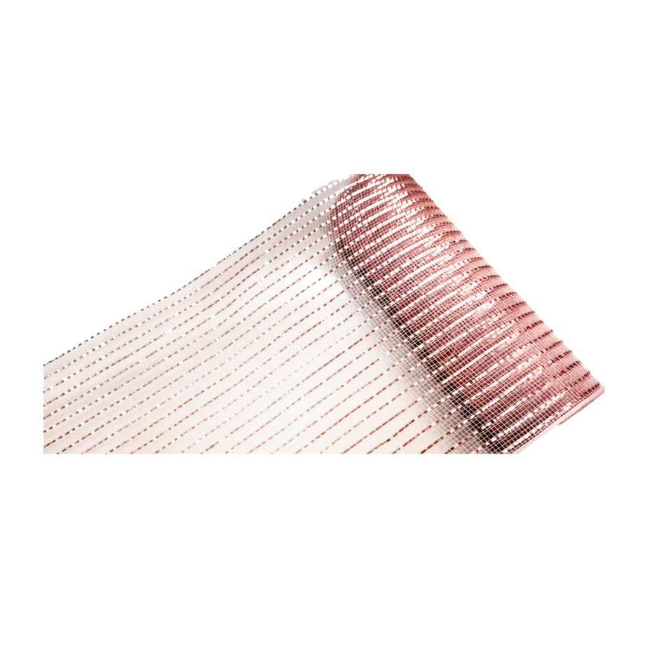 DECOR MESH 10.5"x10 YDS SM MATTE ROSE