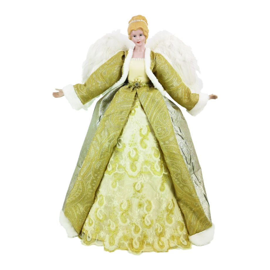 ANGEL TREE TOP 24" GOLD/ SILVER