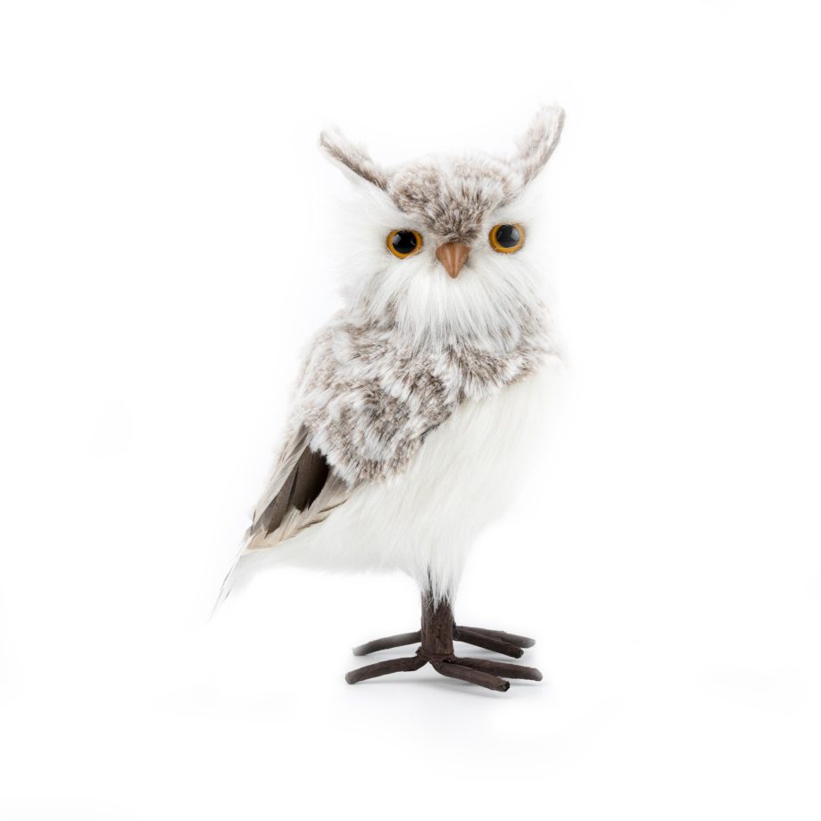 OWL BROWN/WHITE 9" W/ POINTED EARS