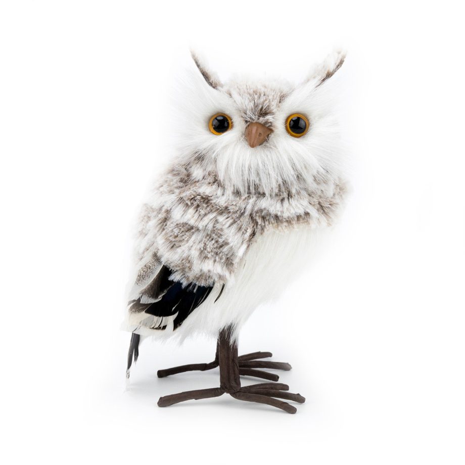 OWL BROWN/WHITE 7"W/ POINTED EARS