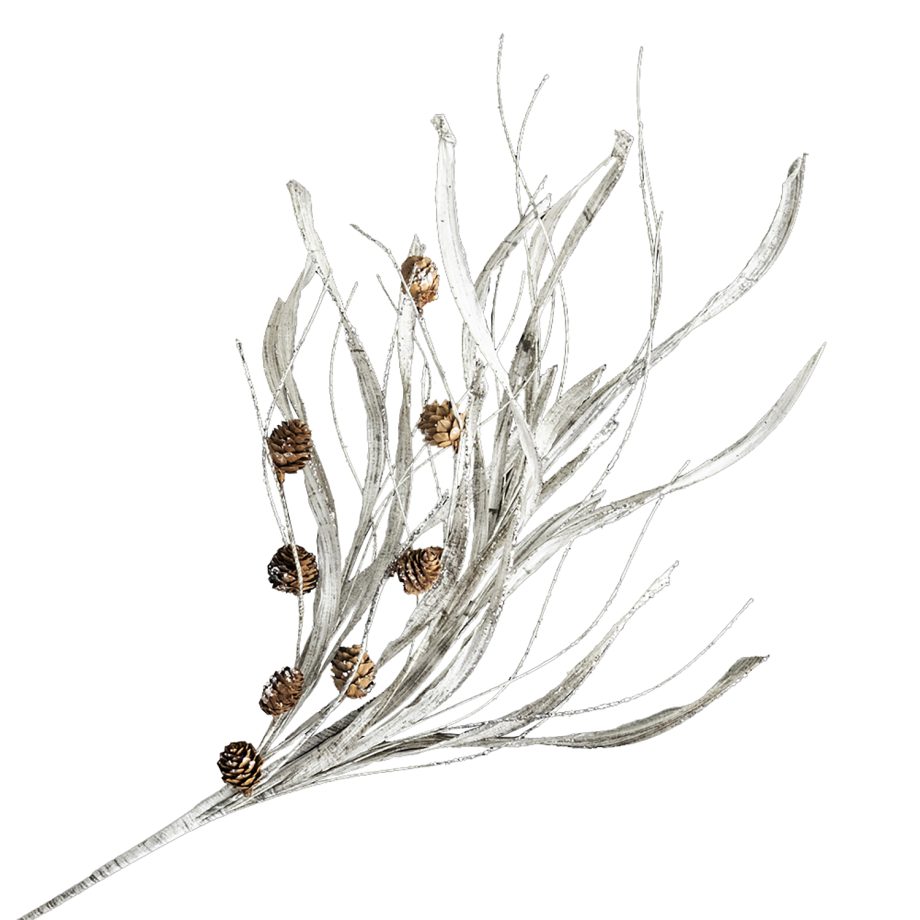 SPRAY TWIG/ GRASS 34" FARMHOUSE W/CONE