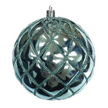 BALL DIAMOND PT. 100MM SHINY WINTER BLUE W/ WB. GLTR.
