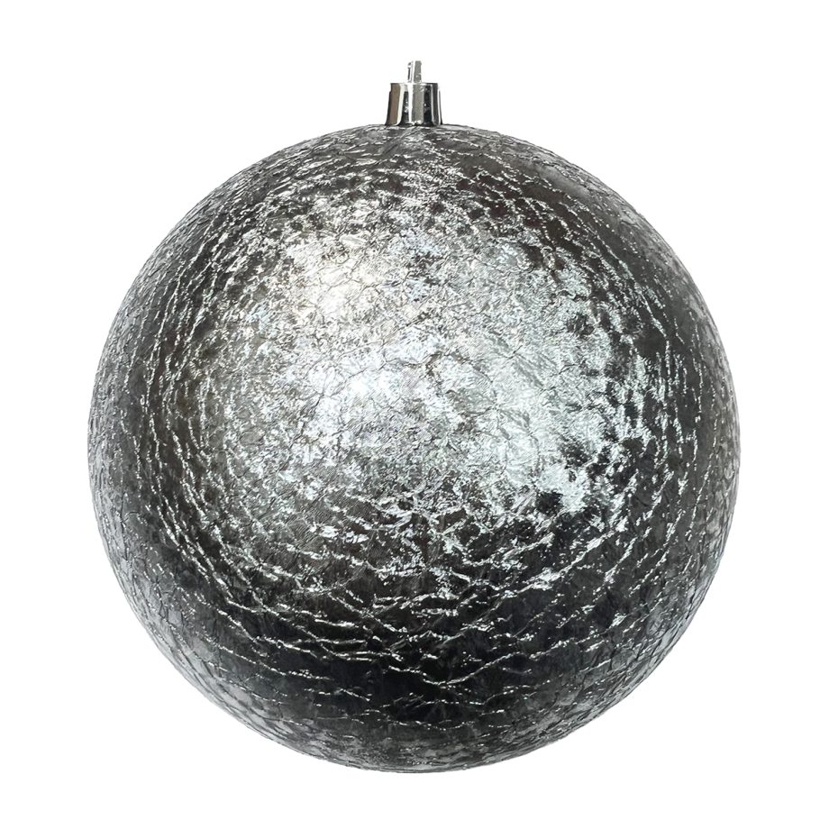 BALL EMBOSSED 150MM MATTE GRAY