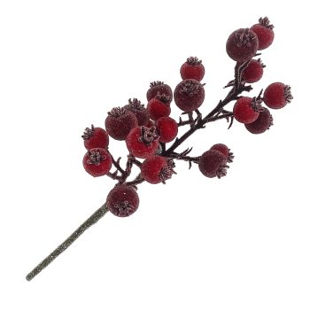 PICK BERRY 12" RED W/ ICE COATING