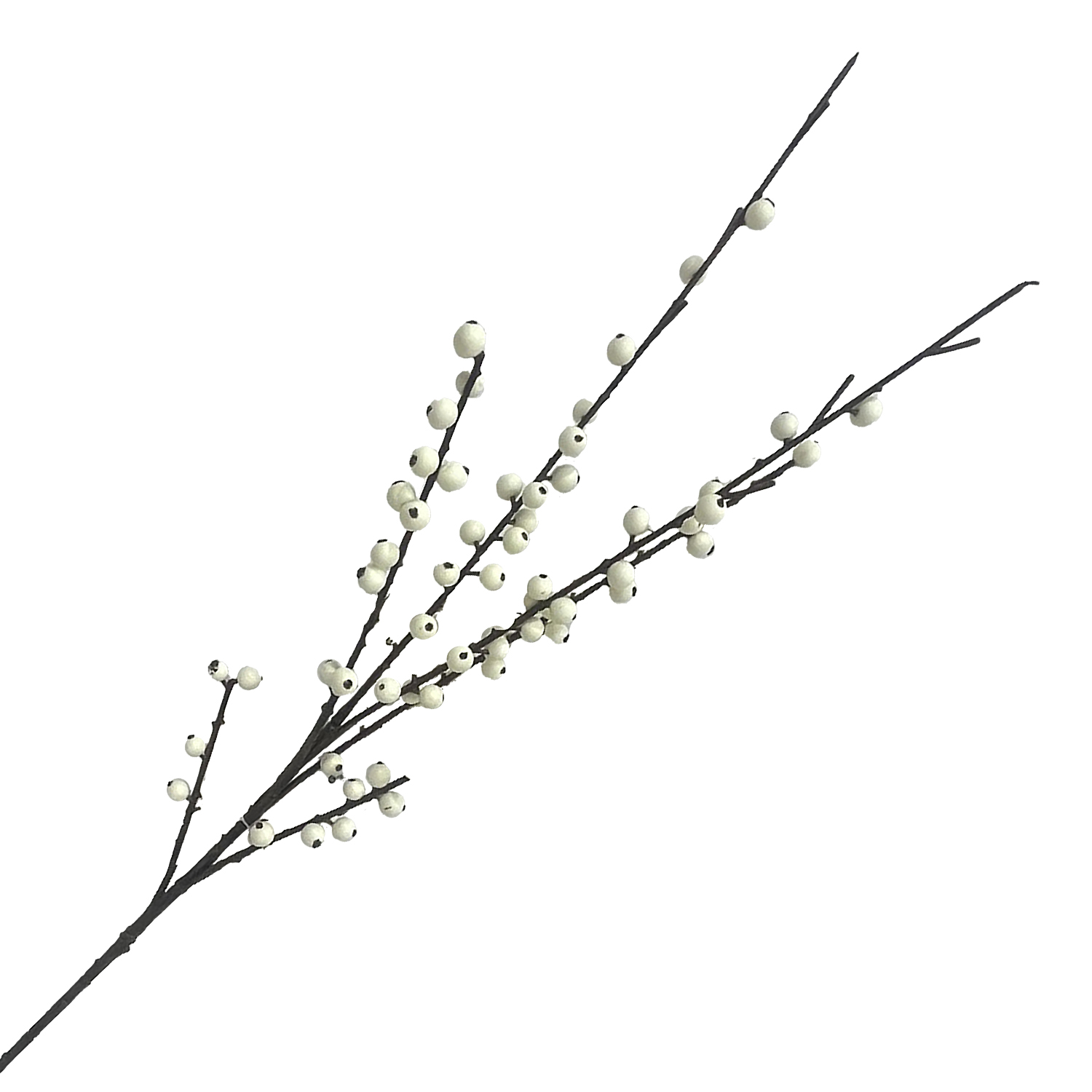 SPRAY BERRY ON TIGS 33" WHITE BERRY Christmas Forever