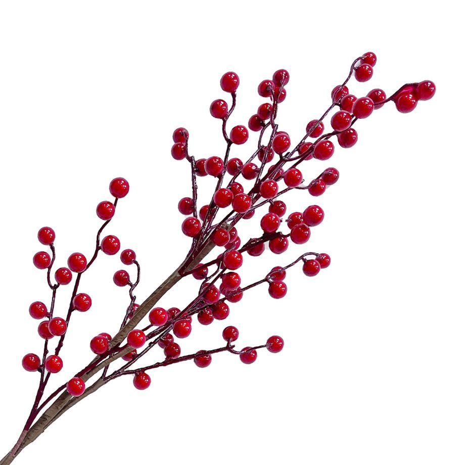 SPRAY BERRY 30" RED SHINY