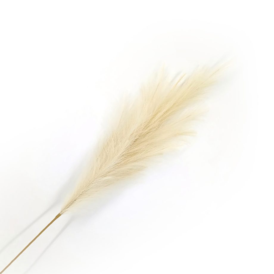 SPRAY PAMPAS GRASS 43" IVORY