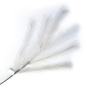 SPRAY PAMPAS GRASS 42.5" IVORY