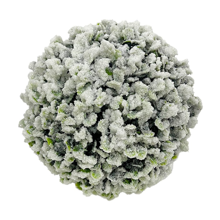 HANGING BALL BOXWOOD 7.5" FROSTED