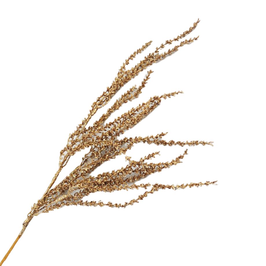 SPRAY HANGING PINE 35.5" CHAMPAGNE GLITTER