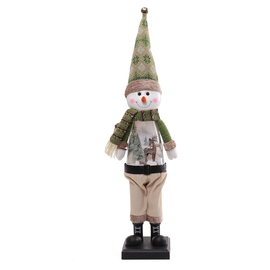 SNOWMAN STANDING 28" MUSICAL & LIGHTING SCENE (3AA B/O-NOT INCLUDED)