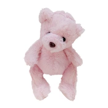 TEDDY BEAR PLUSH 9.5" DARK PINK