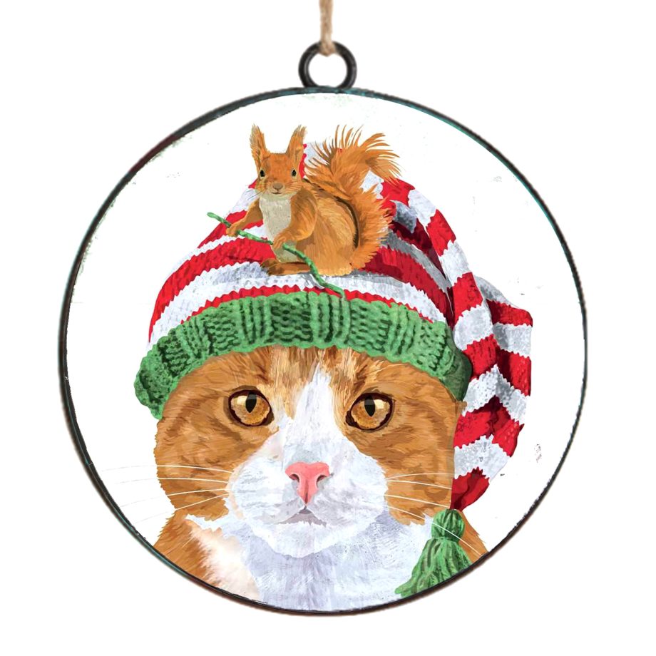 ORN METAL DISC 4" CAT