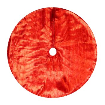 TREE SKIRT 20" MINI RED METALLIC