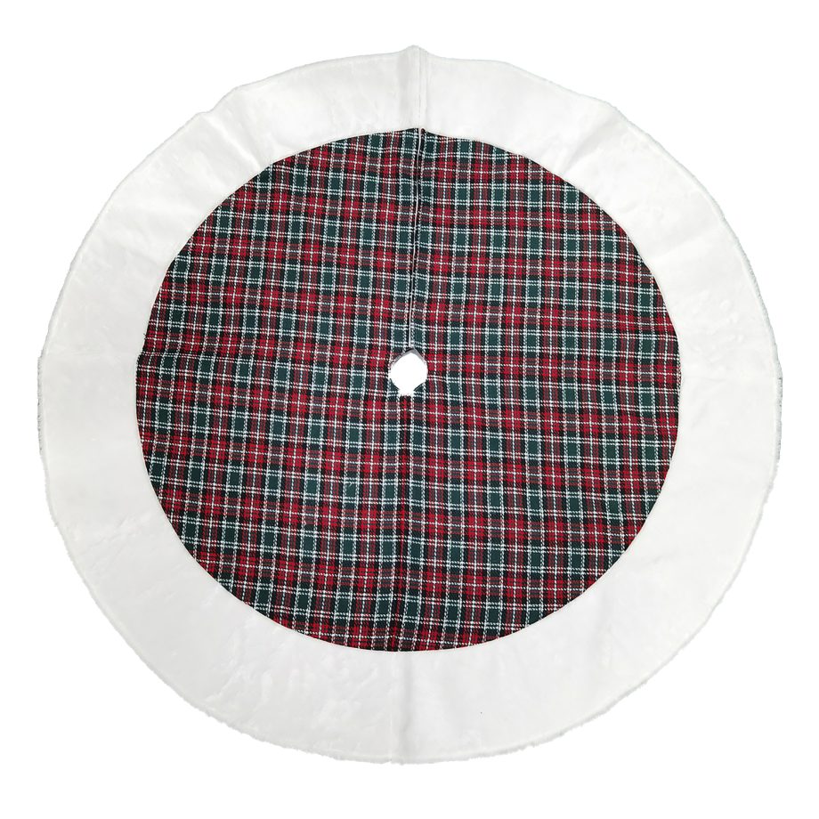 TREE SKIRT 48" RED/GREEN/WHITE