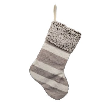 STOCKING 20" BROWN/WHITE
