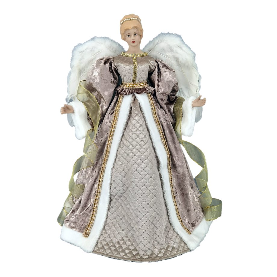 ANGEL TREE TOP 24" CHAMPAGNE/GOLD