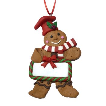 ORN GINGERBREAD MAN 4.7" CLAY DOUGH