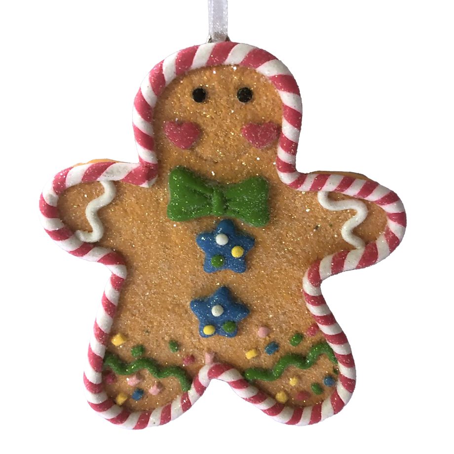 ORN GINGERBREAD BOY 3.5" CLAY DOUGH