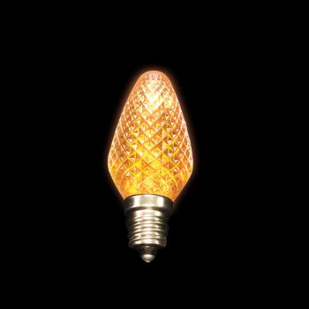 BULB LED REPL O/D SMD C7 ORANGE (2 LED) DIMMABLE