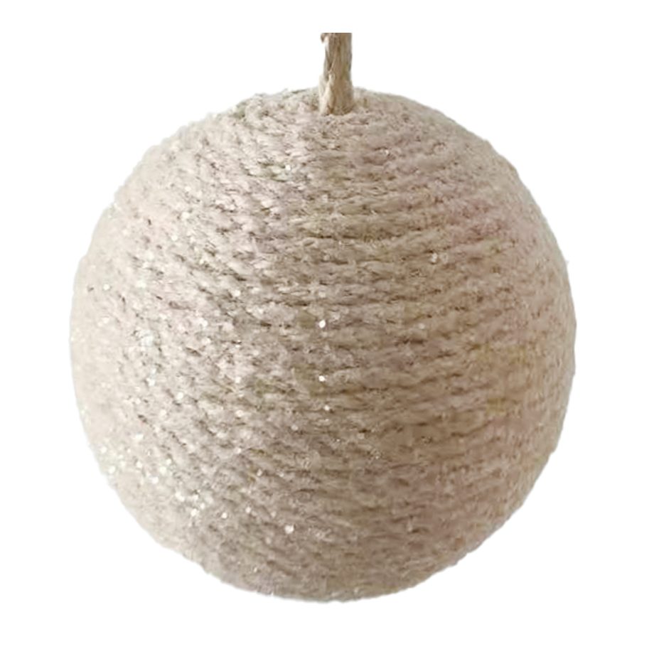 BALL NATURAL ROPE 4" FROSTED