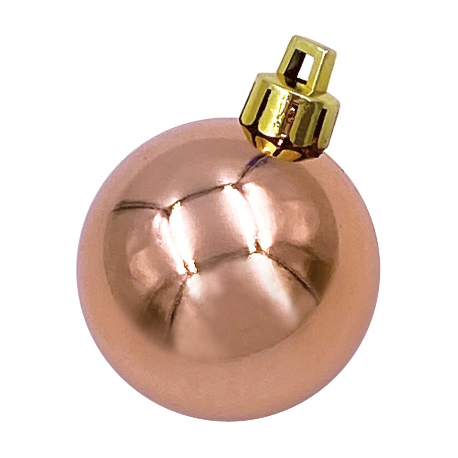 BALL 90MM SHINY NEW COPPER