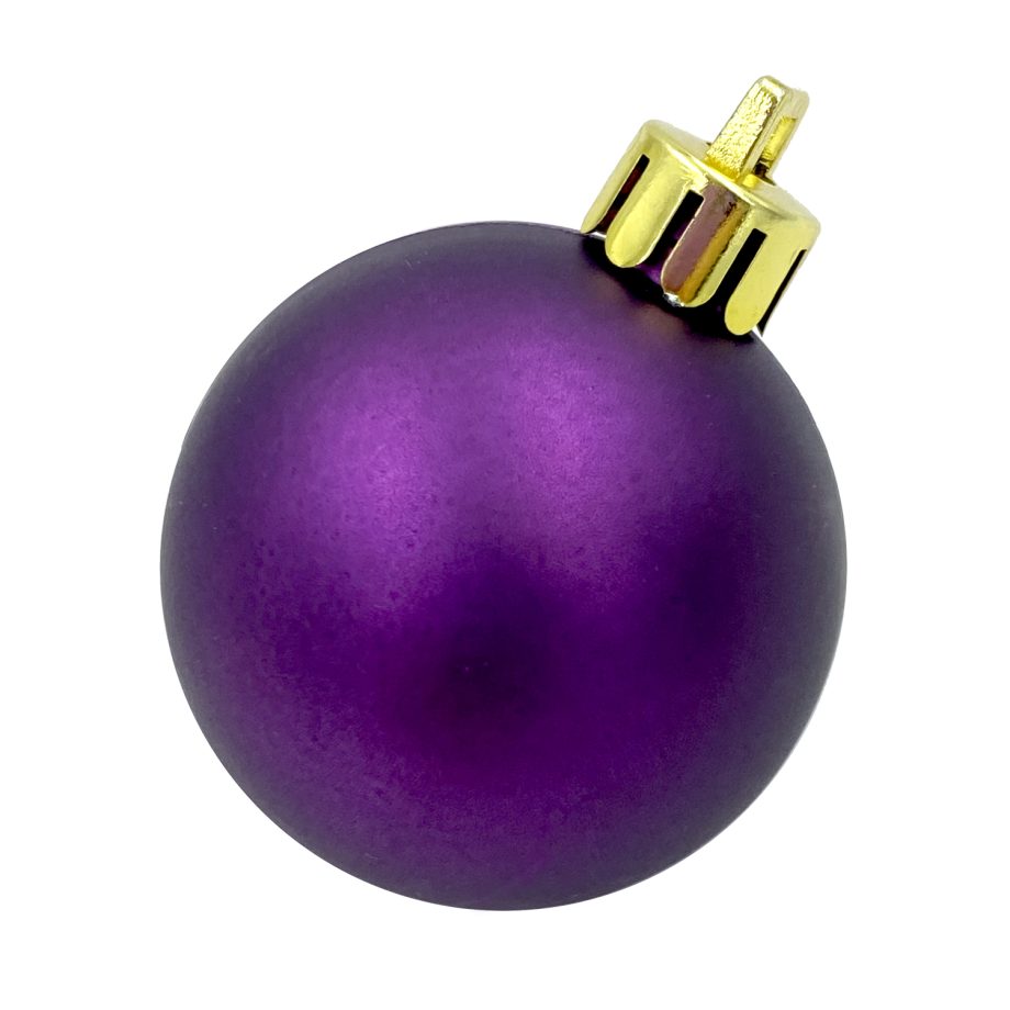 BALL 90MM MATTE PLUM