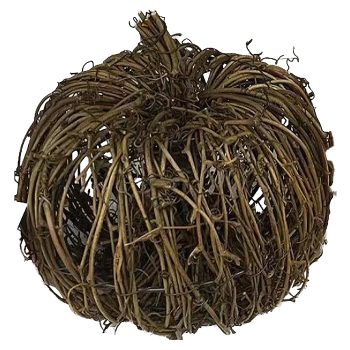 FALL RATTAN PUMPKIN 200MM NATURAL /BROWN