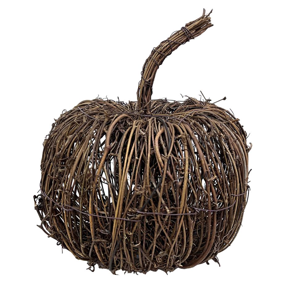FALL RATTAN PUMPKIN 230MM NATURAL /BROWN