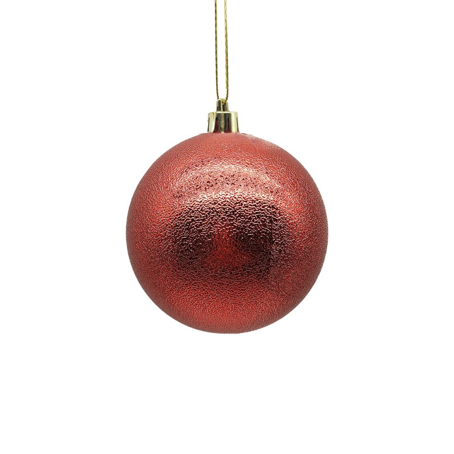 BALL TEXTURED 100MM RED